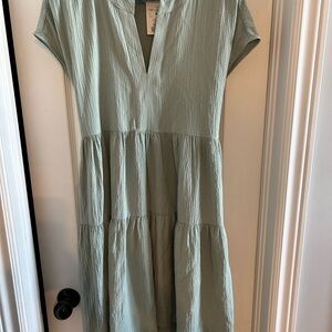 Calvin Klein Light Green Dress